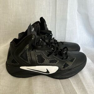 Nike Black and White Men's Hyperfuse Sneakers